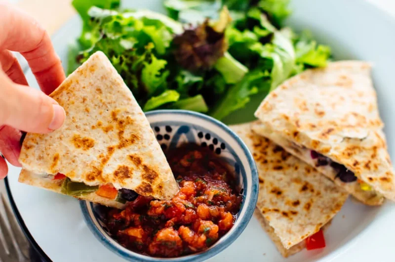 BLACK BEAN QUESADILLAS