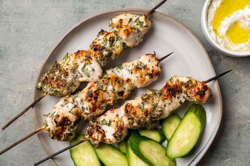 MOROCCAN CHICKEN KEBABS